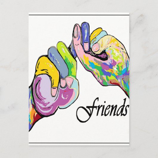 ASL Friends Briefkaart (Voorkant)