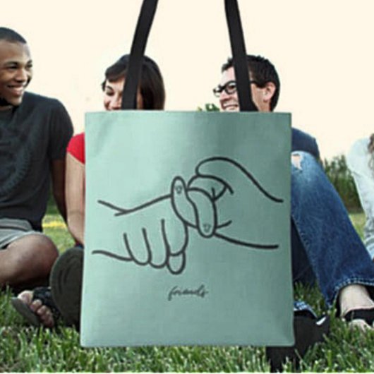 ASL Friends Canvas tas – Gebarentaalverklaring