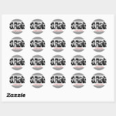 ASL FRIENDS-GROEP RONDE STICKER (Vel)
