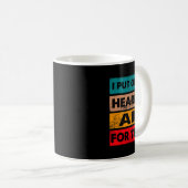 Asl Fun Doof Pride Bewustzijn Gebarentaal Gehoor Koffiemok (Voorkant rechts)