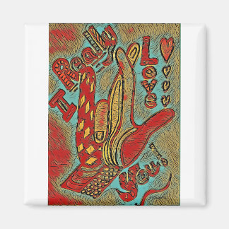 ASL Funky Ik hou echt van je Magneet