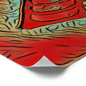 ASL Funky Ik hou echt van je Poster (Hoek)