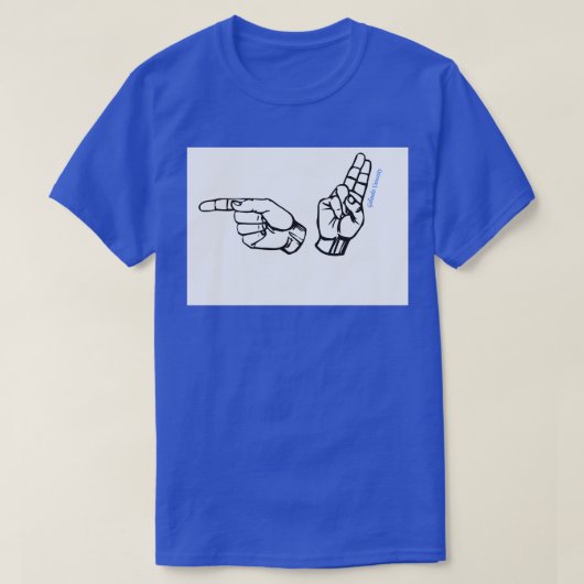 ASL Gallaudet University T-shirt (Design voorkant)