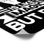 ASL-gebarentaal als magisch maar echt doof Poster (Hoek)