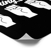 Asl Gebarentaal Breng Me Bier Dove Poster (Hoek)