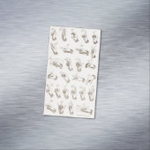 ASL Gebarentaal Inleiding Magnetisch Visitekaartje (Voorbeeld)