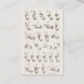  ASL Gebarentaal Inleiding Visitekaartje (Voorkant)