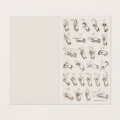  ASL Gebarentaal Inleiding Visitekaartje (Buitenkant ongevouwen)