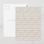  ASL Gebarentaal Kerstcadeau Briefkaart (Voorkant / Achterkant)