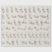  ASL Gebarentaal Kerstcadeau Cadeaupapier (Vlak)