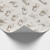  ASL Gebarentaal Kerstcadeau Cadeaupapier (Hoek)