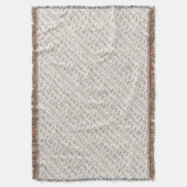 ASL Gebarentaal Kerstcadeau Deken (Voorkant Verticaal)