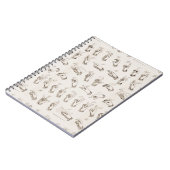  ASL Gebarentaal Kerstcadeau Notitieboek (Linkerzijde)