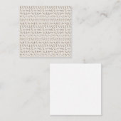  ASL Gebarentaal Kerstcadeau Notitiekaartje (Voorkant / Achterkant)