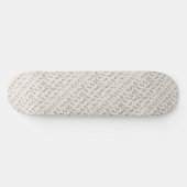 ASL Gebarentaal Kerstcadeau Persoonlijk Skateboard (Horizontaal)