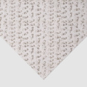  ASL Gebarentaal Kerstcadeau Tissuepapier (Detail)