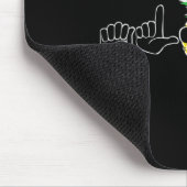 ASL Gebarentaal Kleding Strand Deaf Signing Aware Muismat (Hoek)
