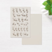 ASL Gebarentaal profiel kaart (Bureau)