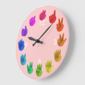 ASL-gebarentaal regenboogkleurenwiel Grote Klok (Hoek)