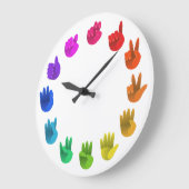 ASL-gebarentaal regenboogkleurenwiel Grote Klok (Hoek)