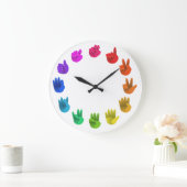 ASL-gebarentaal regenboogkleurenwiel Grote Klok (Huis)