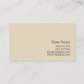 ASL, gebarentaal, vertaler, Visitekaartje (Achterkant)