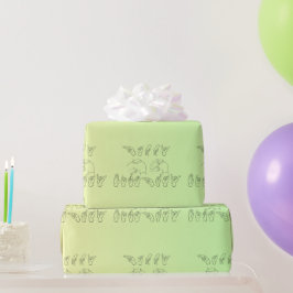 ASL Gelukkige Verjaardag/Handtekens en Vinger Spel Cadeaupapier