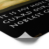 ASL: Gods cadeau aan dove mensen 19 x 13 inch Poster (Hoek)