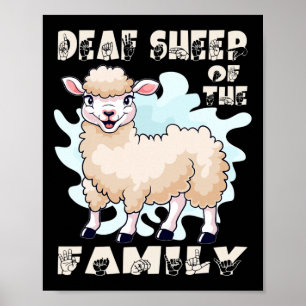 Asl Hand Gebaar Hand Gebarentaal Gehoorverlies A Poster