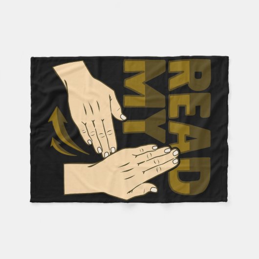 Asl Hand Gesture Deaf Hearing Loss Awareness 12  Fleece Deken (Voorkant (Horizontaal))