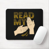 Asl Hand Gesture Deaf Hearing Loss Awareness 12  Muismat (Met muis)