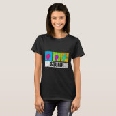 Asl Hand Sign Language For Deaf Pride And Deaf Awa T-shirt (Voorkant volledig)
