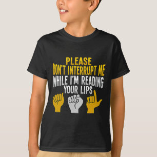 ASL Handgebaar Doof Gehoorverlies Bewustzijn 9 T-shirt