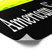 ASL-Handvormige Bijkantoren 36 x 24 inch Poster (Hoek)