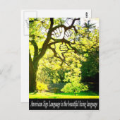 ASL-Handvormige Bijkantoren Briefkaart (Voorkant / Achterkant)