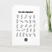 ASL Happy Birthday You Crazy A** B**** Kaart (Achterkant)