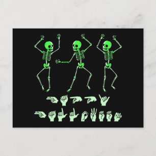 ASL Happy Halloween I - Schattige Spooky Season Briefkaart