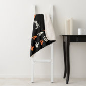 ASL Happy Halloween III - Schattige Spooky Seizoen Sherpa Deken (In situ)