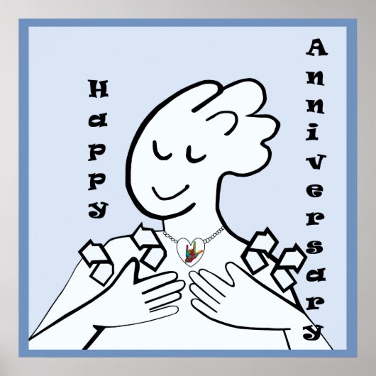 ASL Happy Jubileum Poster (Voorkant)