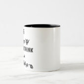 ASL Het is grappig hoe je denkt dat ik het nummer Tweekleurige Koffiemok (Center)