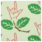 ASL I hou van je bloederige gepatterde stof (Swatch)