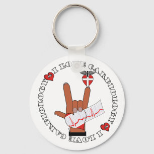 ASL I Love Sign CARDIOLOGY Sleutelhanger
