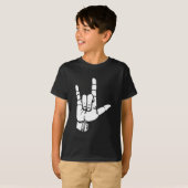 Asl I Love You Gift American Sign Language Tee Pre T-shirt (Voorkant volledig)