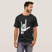 Asl I Love You Gift American Sign Language Tee Pre T-shirt (Voorkant volledig)