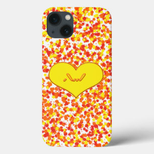 ASL-I Love You with Heart by Shirley Taylor Case-Mate iPhone Case