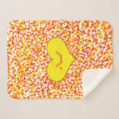 ASL-I Love You with Heart by Shirley Taylor Sherpa Deken (Voorkant (horizontaal))