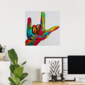 ASL IK HOOR VAN JE POSTER (Thuiskantoor)