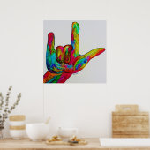 ASL IK HOOR VAN JE POSTER (Keuken)