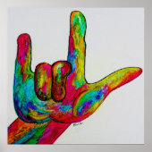 ASL IK HOOR VAN JE POSTER (Voorkant)