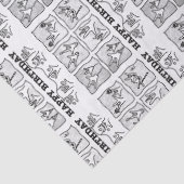 ASL ILY Obsessie - Gefeliciteerd!  Tissuepapier (Detail)